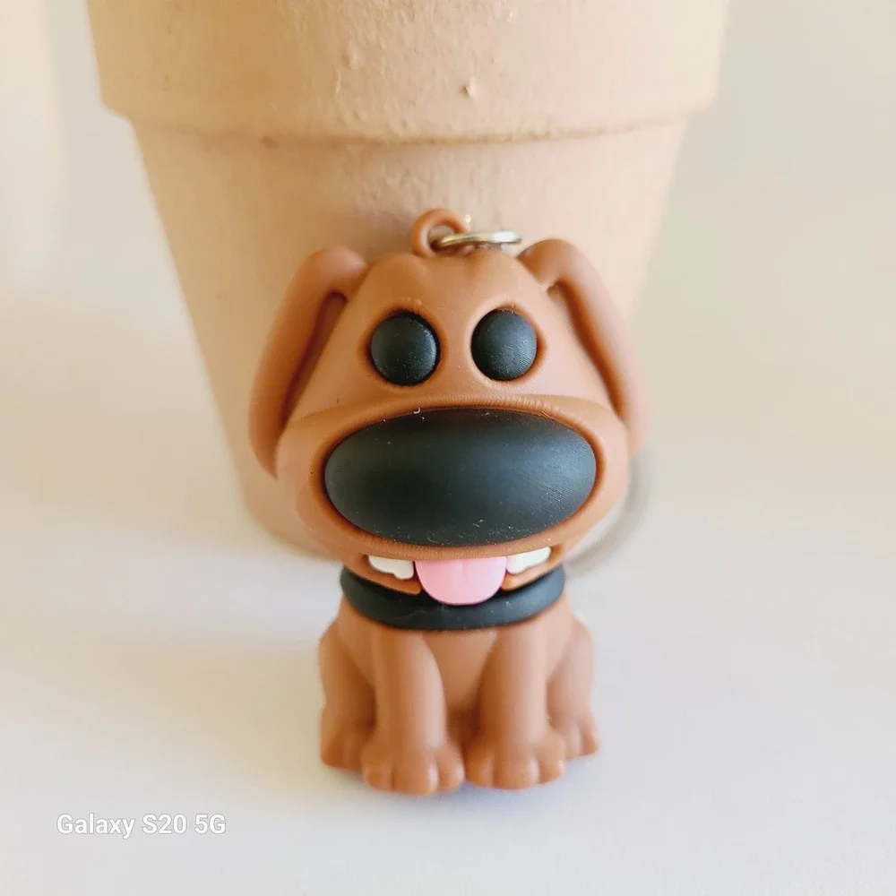 Cute Dog Keychain Cartoon Character‎ Accessory Keyring Bag Charm For Men NEW